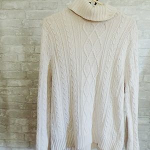 Cream Cableknit Sweater